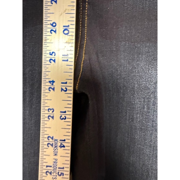 INC International Concepts Denim Wide Leg Cropped Jeans Womens‎ Size 16 33S Dark - Picture 5 of 8